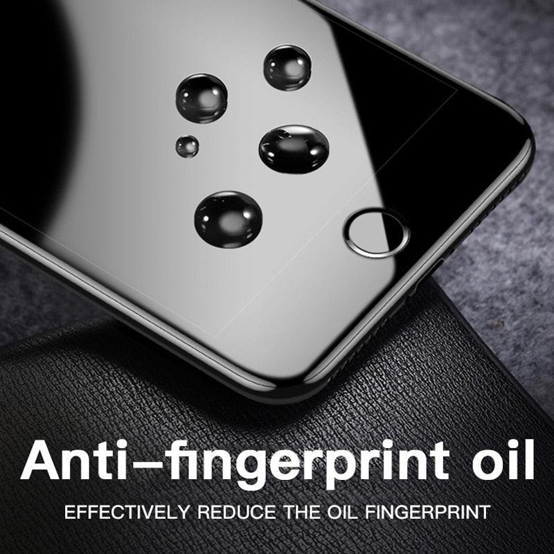 Curved Edge Tempered Glass For iPhone 12 11 Pro Xr X Xs Max Screen Protector For iPhone 6 6s 7 8 Plus SE 2020 Protective Film Real Premium Tempered Glass Film Screen Protector for Iphone