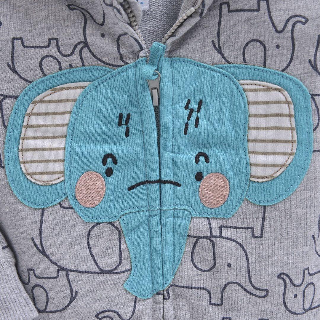 Luxury Printed New Trend Newborn Baby Hooded Cotton Sweater For Baby Girl/boys In Elegant Modern Luxury Style With Unicorn