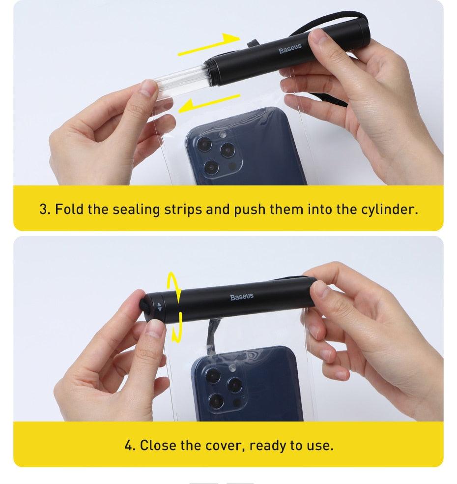 Waterproof Phone Case for iPhone 13 12 Pro Max Swim Water Proof Phone Bag Universal Protection Cover Waterproof Mobile Phone Case Underwater Mobile Phone Case