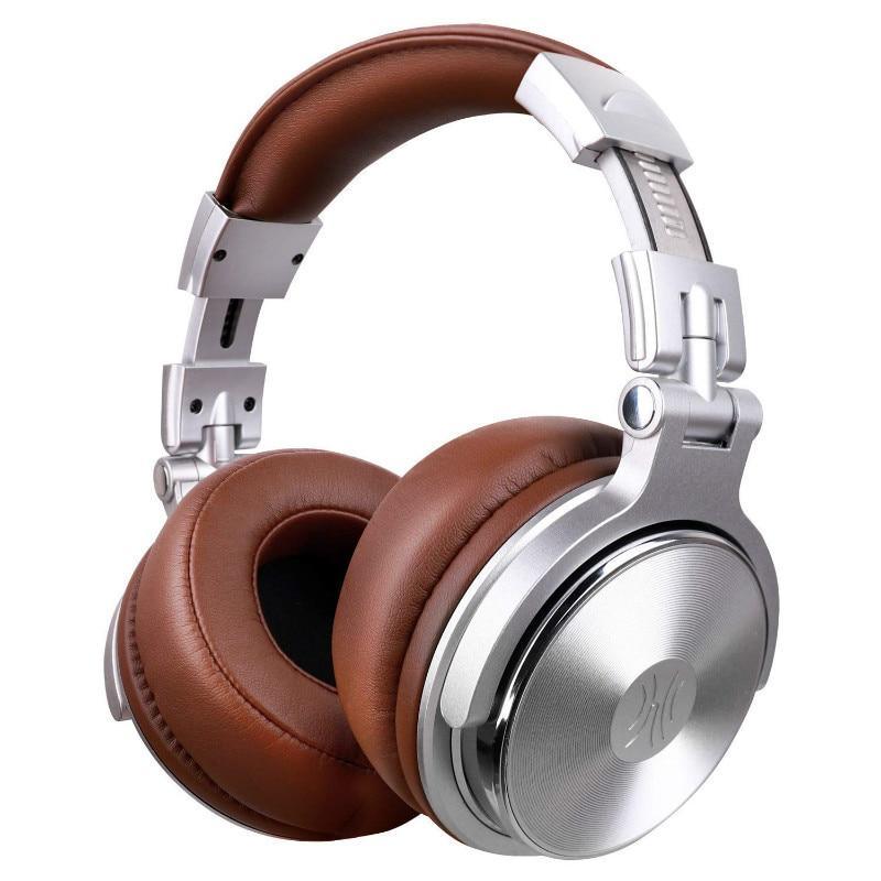 Studio ProffesionalDJ Headphones Dynamic Stereo DJ Headphone With Microphone HIFI Wired Headset Monitoring For Music Phone