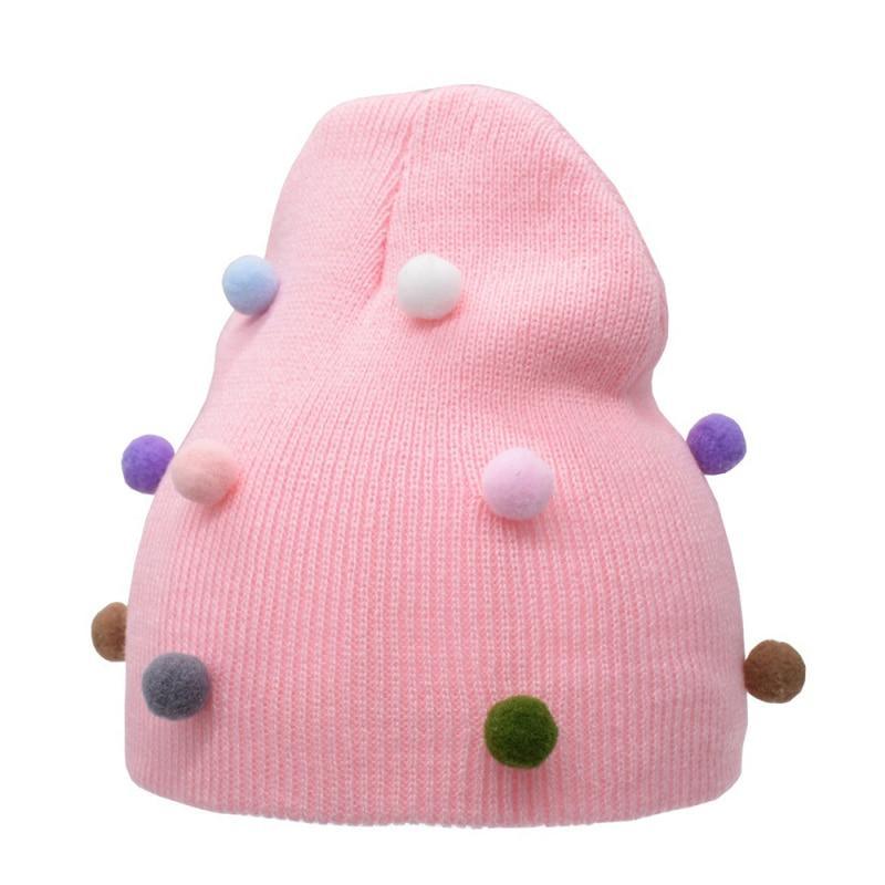 Baby Girl Boy Winter Spring Autumn Soft Warm Knit Caps for Babies