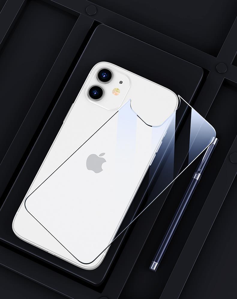 3 In 1 2PCS Front+Back+Lens Full Cover Tempered Glass Film For iPhone 12 11 Pro Max Mini Screen Protector For iPhone 13 Pro Max Glass Temper Glass Film Temper Glass Film Premium HD Clarity Anti-Fingerprint/Scratch for iPhone
