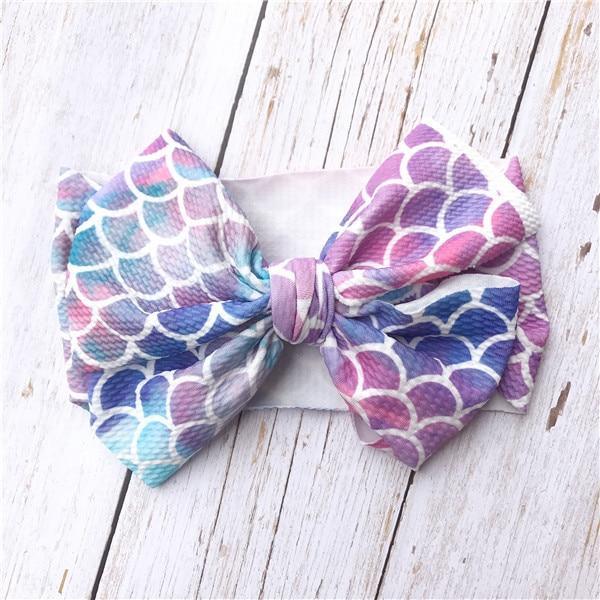 Luxury Modern printed Baby Girls Bow Hairband Turban Knot Headband Girl Headwear Newborn Girl Turban Hairband For Girls