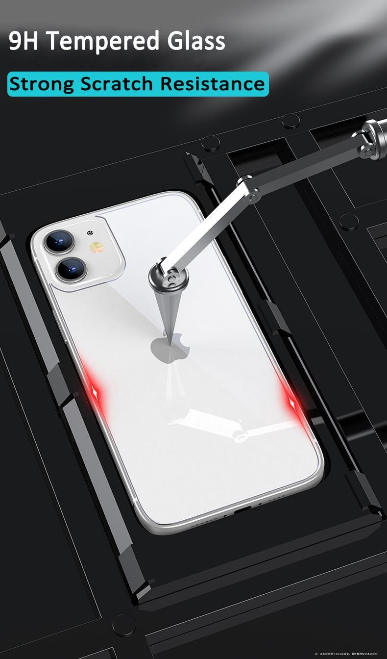 3 In 1 2PCS Front+Back+Lens Full Cover Tempered Glass Film For iPhone 12 11 Pro Max Mini Screen Protector For iPhone 13 Pro Max Glass Temper Glass Film Temper Glass Film Premium HD Clarity Anti-Fingerprint/Scratch for iPhone