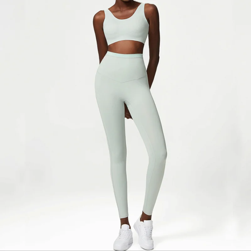 Women's 2 Piece Yoga Set Tight Fitting High Waisted