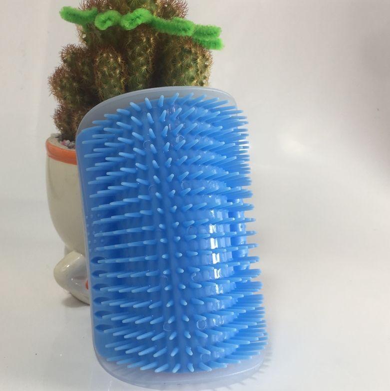 Massager for Cats Pet Products Pets Goods Brush Remove Hair Comb Grooming Table Dogs Care Accessories Things Strip Soft Cat Massage Brushes Wall Mounted Scraper for Kitten