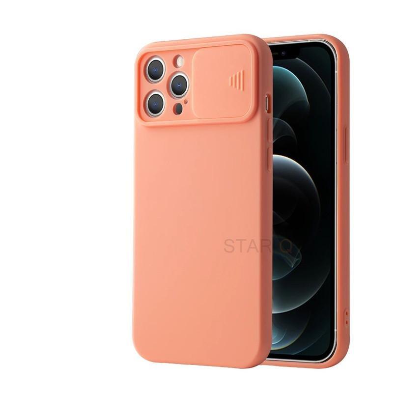 Modern Slide Camera Protector Phone Case On For Iphone 13 Pro 11 12 13pro Max Mini Iphone13 12pro Silicone Silicone Shockproof Phone Case Drop Protection Back Cover For Smartphone