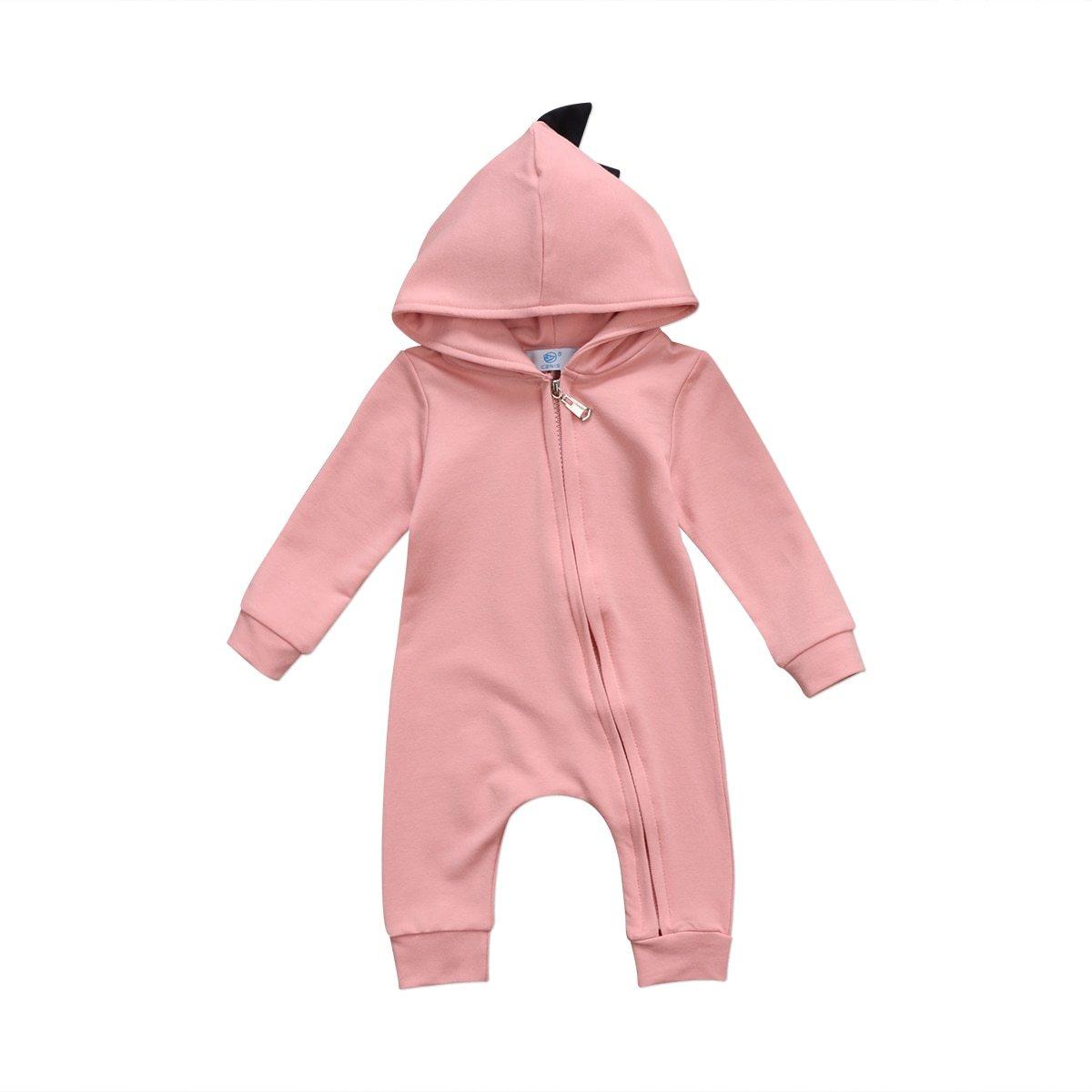 Baby Dinosaur and Rabit Jumpsuit With Zipper Newborn Baby Clothes Crawling Clothes Baby Girls and Boys Kids Costume Jumpsuit