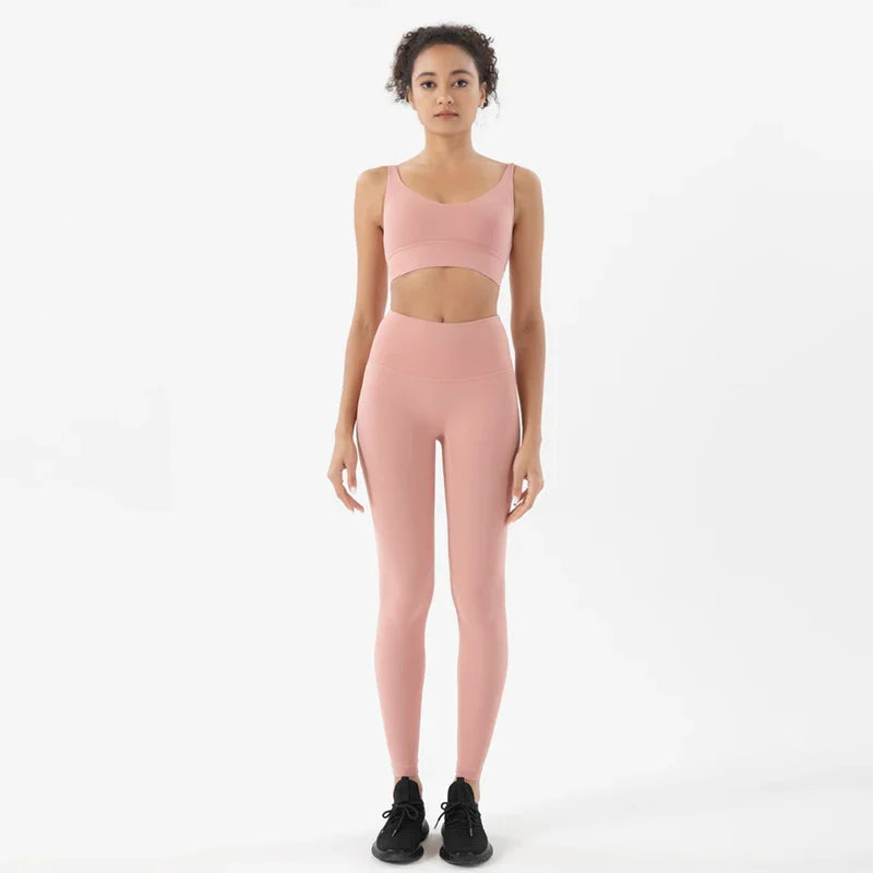 Sportswear Yoga Sets Leggings, & Crop Tops