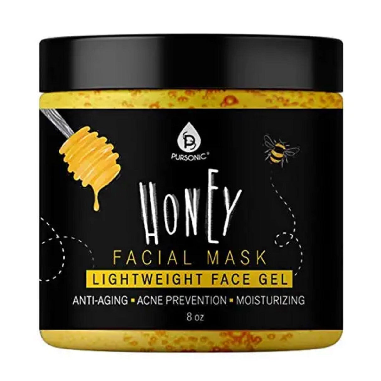 Honey Facial Mask 8 Oz by Pursonic