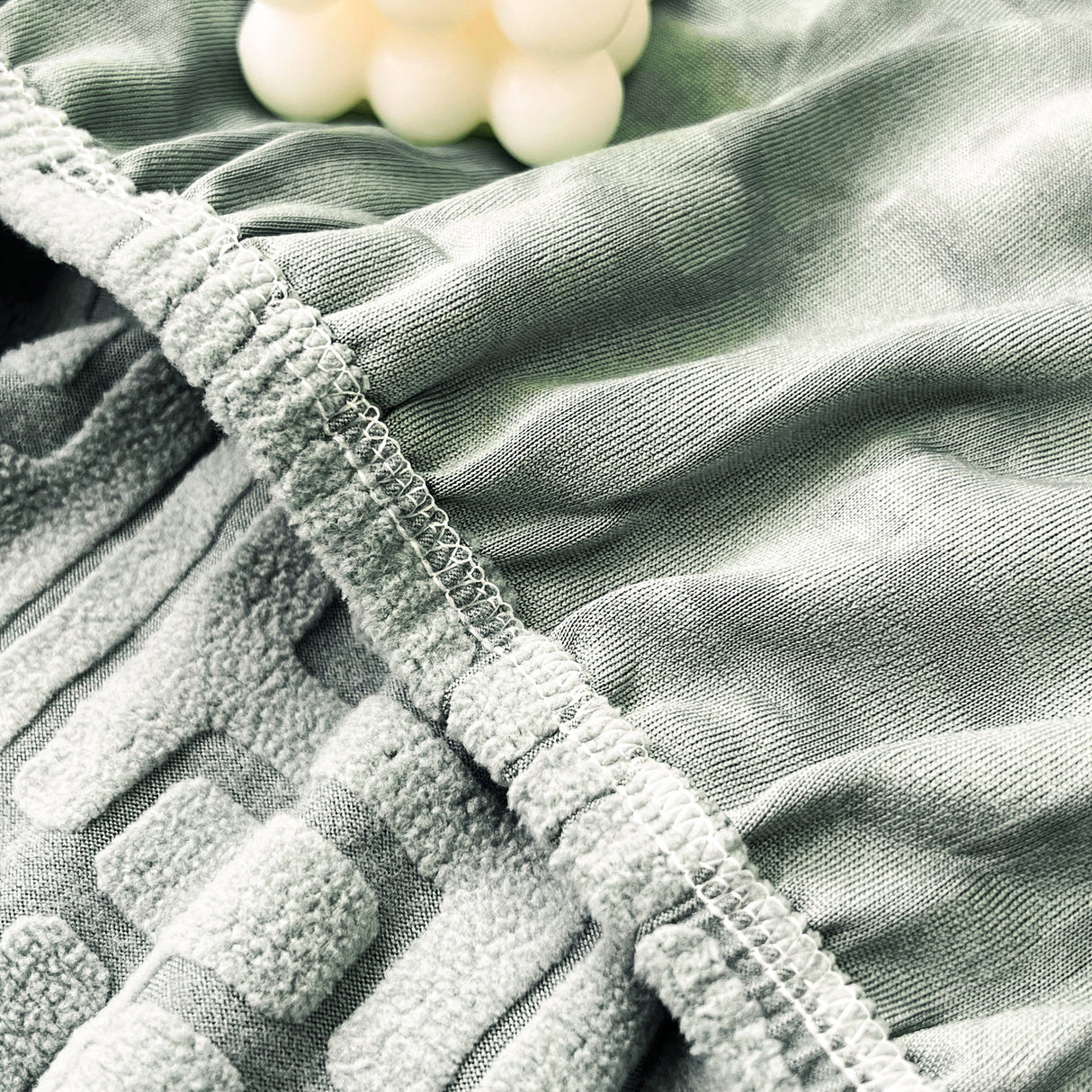 Polar Fleece Stretch Seat Cushion Covers, Couch Cushion Covers Slipcover, Sofa Cushion Protector Covers