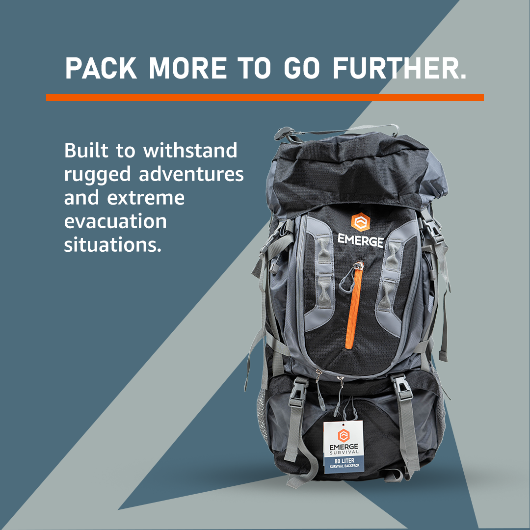 80L Survival Backpack - The Ranger