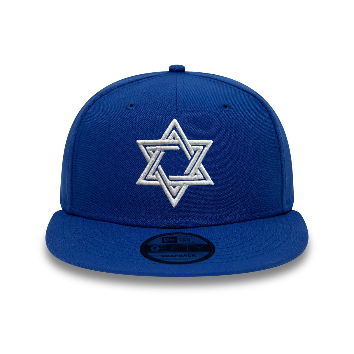 New Era SnapBack Hat with Embroidered Star of David