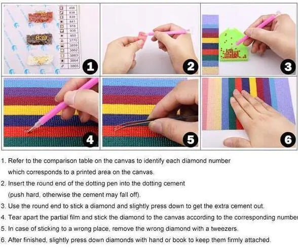 Diamond Painting Cross Stitch DIY Magic Woman