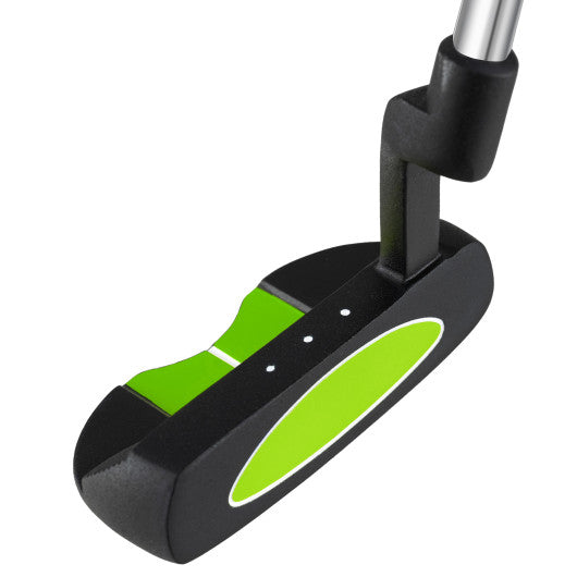 Junior Mallet Putter Individual Gold Club for 8-10 years old Kids-Green