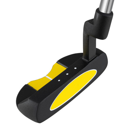 Junior Mallet Putter Individual Gold Club for 8-10 years old Kids-Yellow