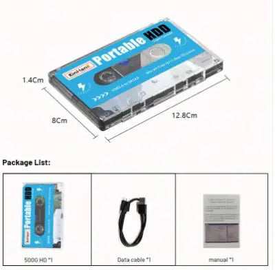 Cassette Plug-and-Play Mobile Game Hard Disk