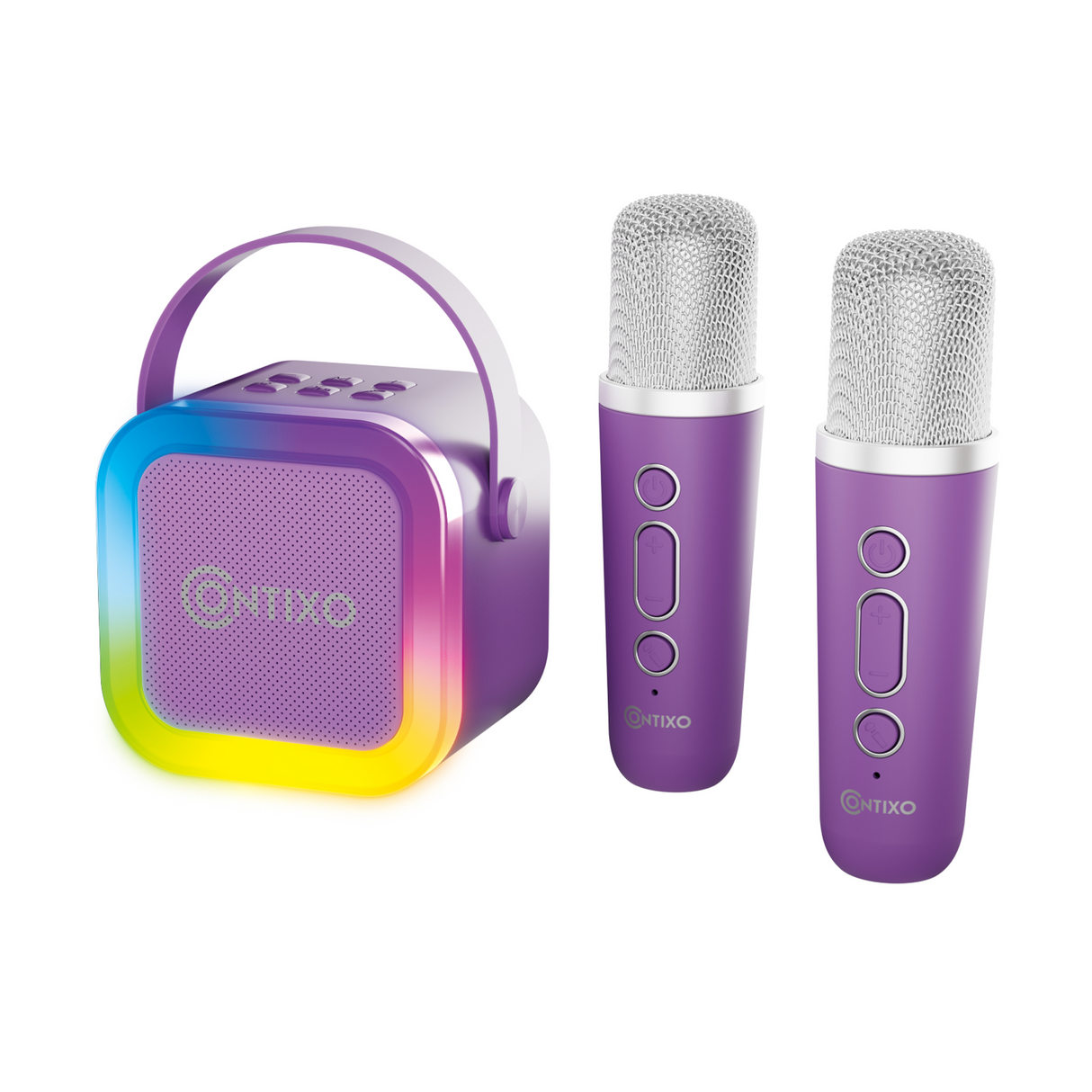 Contixo Kids Bluetooth Karaoke With Two Microphones