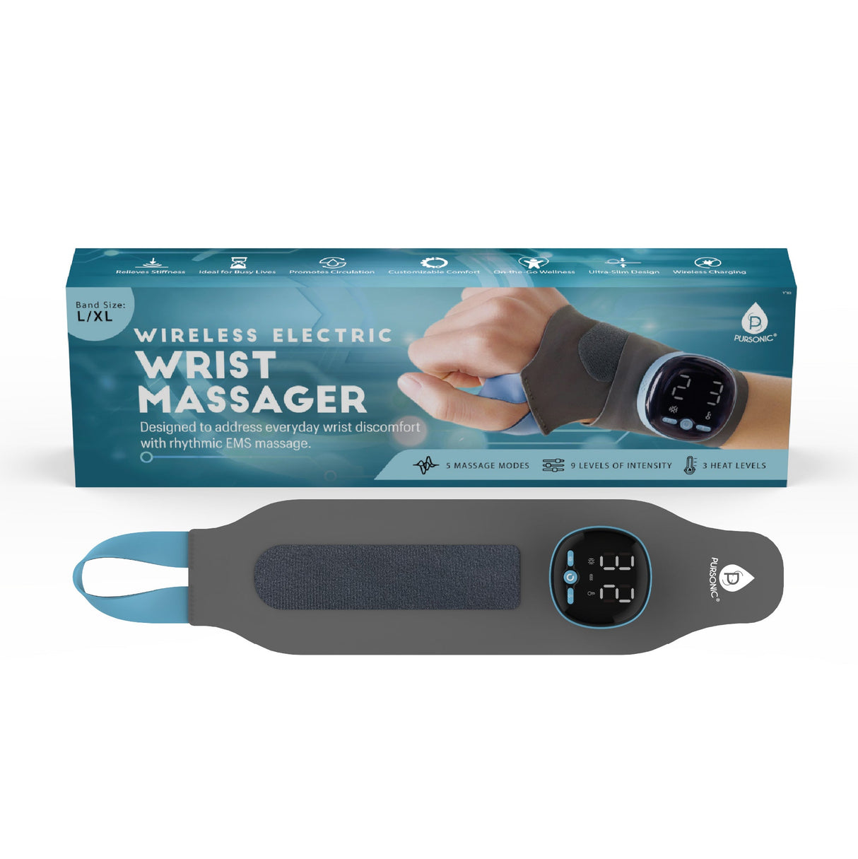 Electric Massager Wrist Guard – Relax & Revitalize Your Wrists! by Pursonic