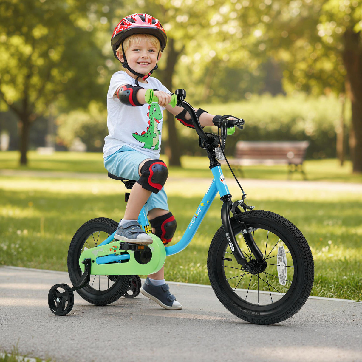 Kids Bike for 3-7 Years Old Boys and Girls 12/14/16-Inch Children Bicycle Blue-14 Inches