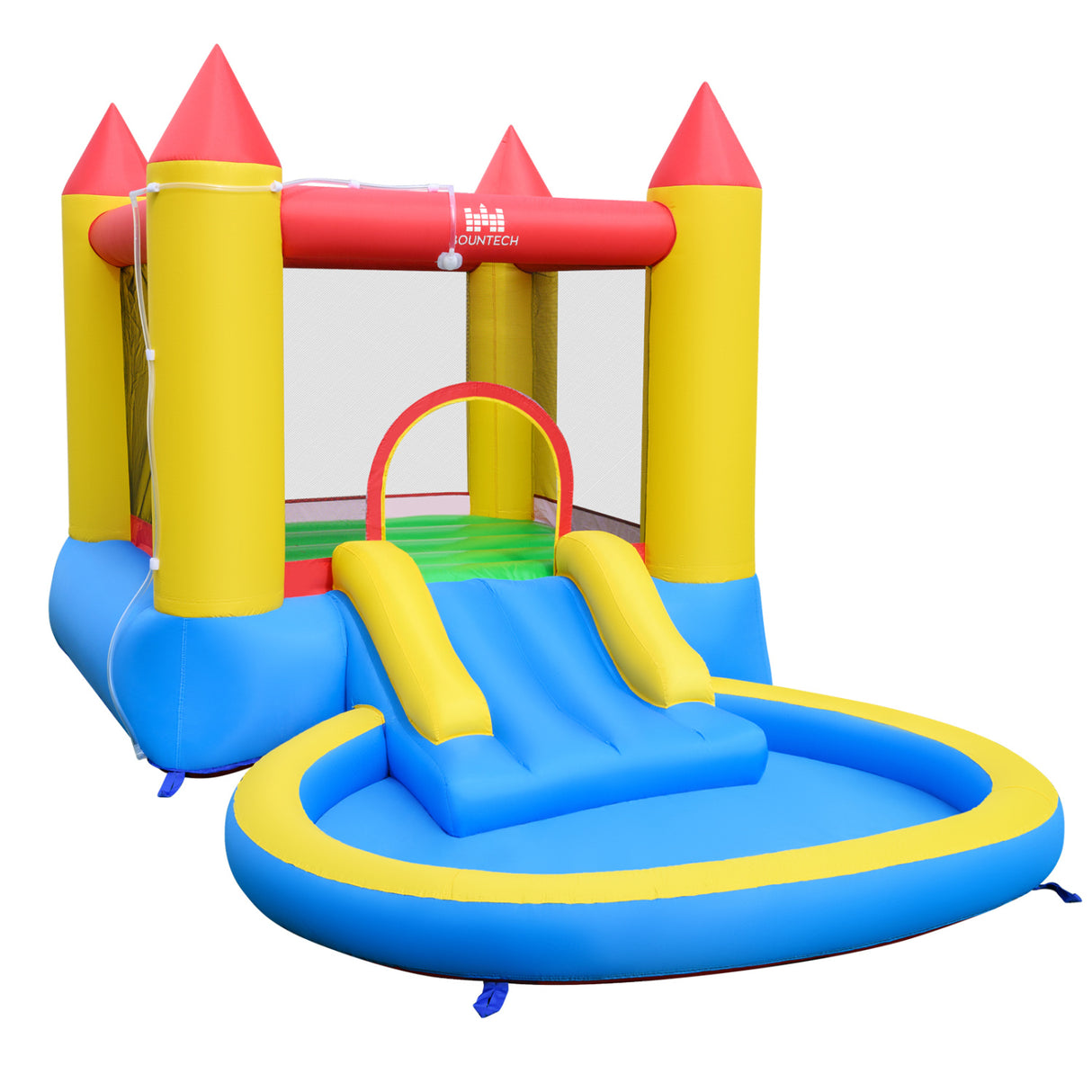 Kids Inflatable Bounce House Castle with Balls Pool and Bag
