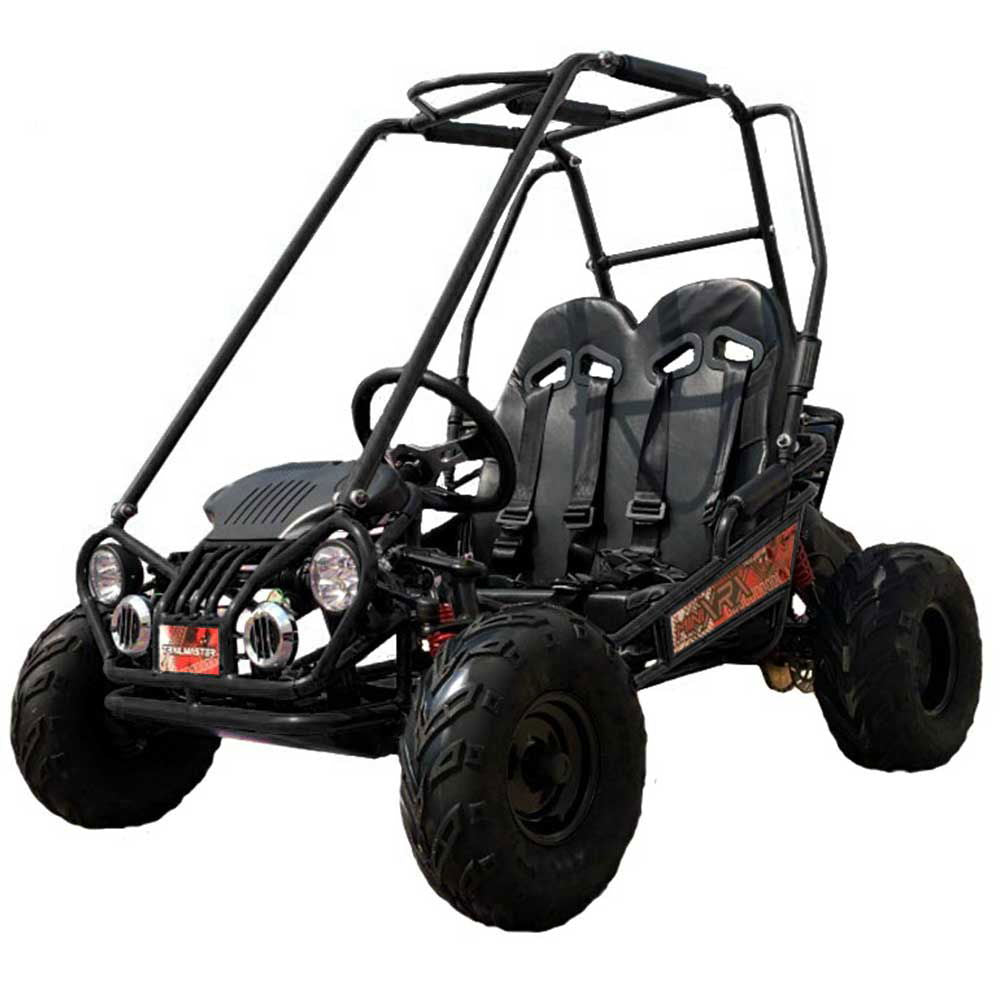 TrailMaster MINI XRX+ Kids Go Kart, 5.5hp Gas Engine with Electric Start, Remote Start/Kill, Ages 4-9