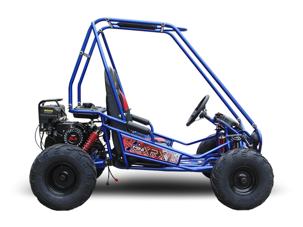 TrailMaster MINI XRX+ Kids Go Kart, 5.5hp Gas Engine with Electric Start, Remote Start/Kill, Ages 4-9