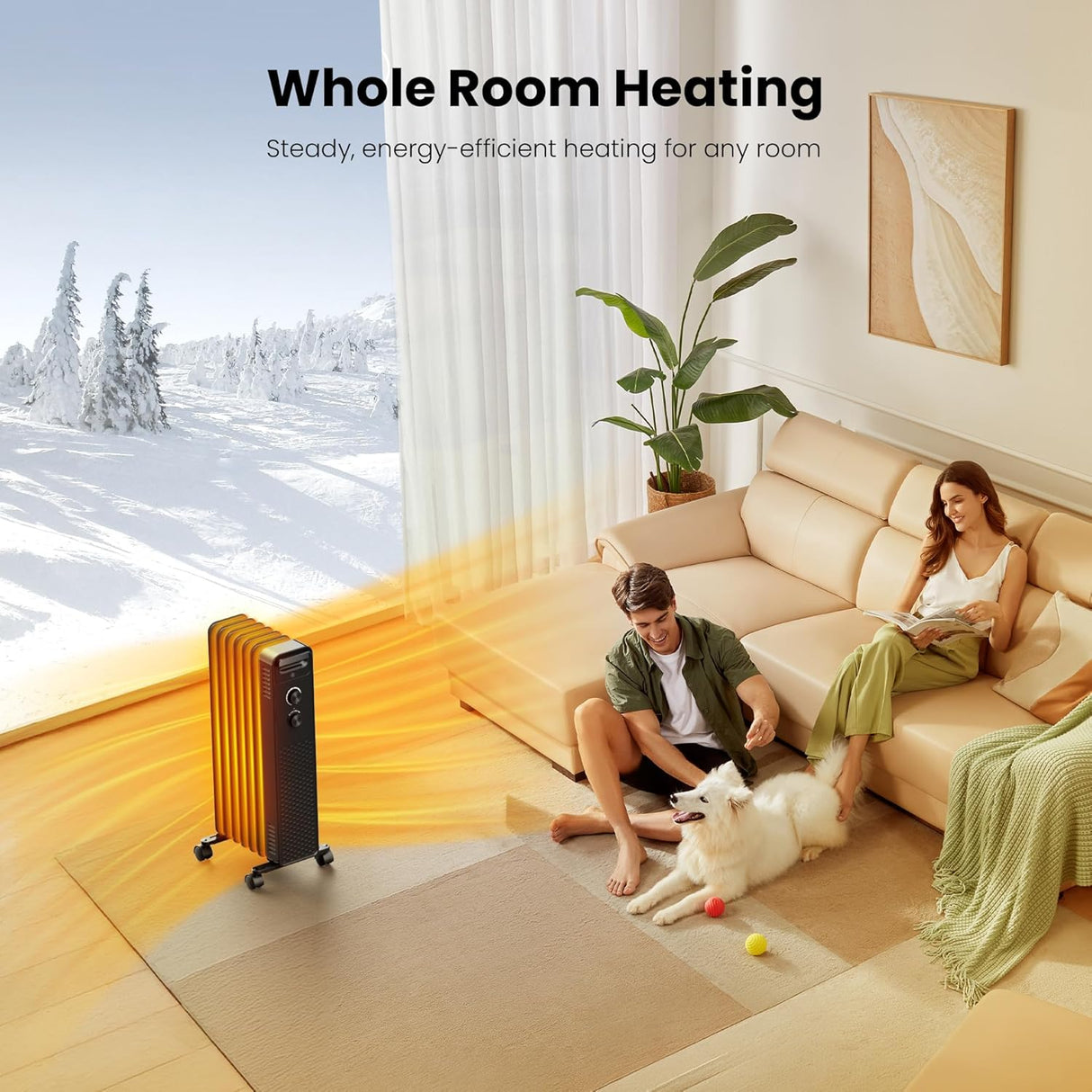 Kismile Portable Radiator Electric Heater