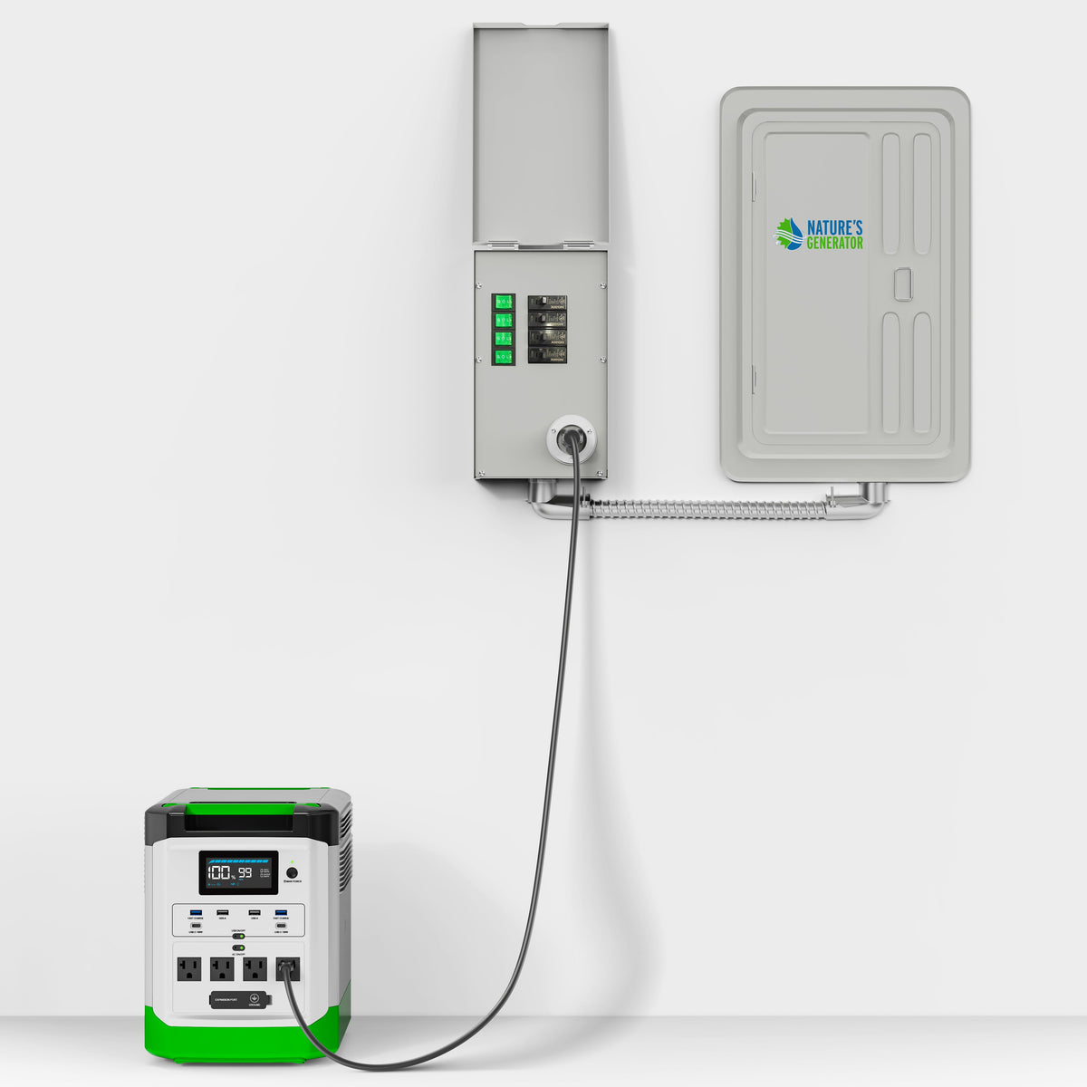 120V 15A 4-Circuit Non-Automatic Transfer Switch