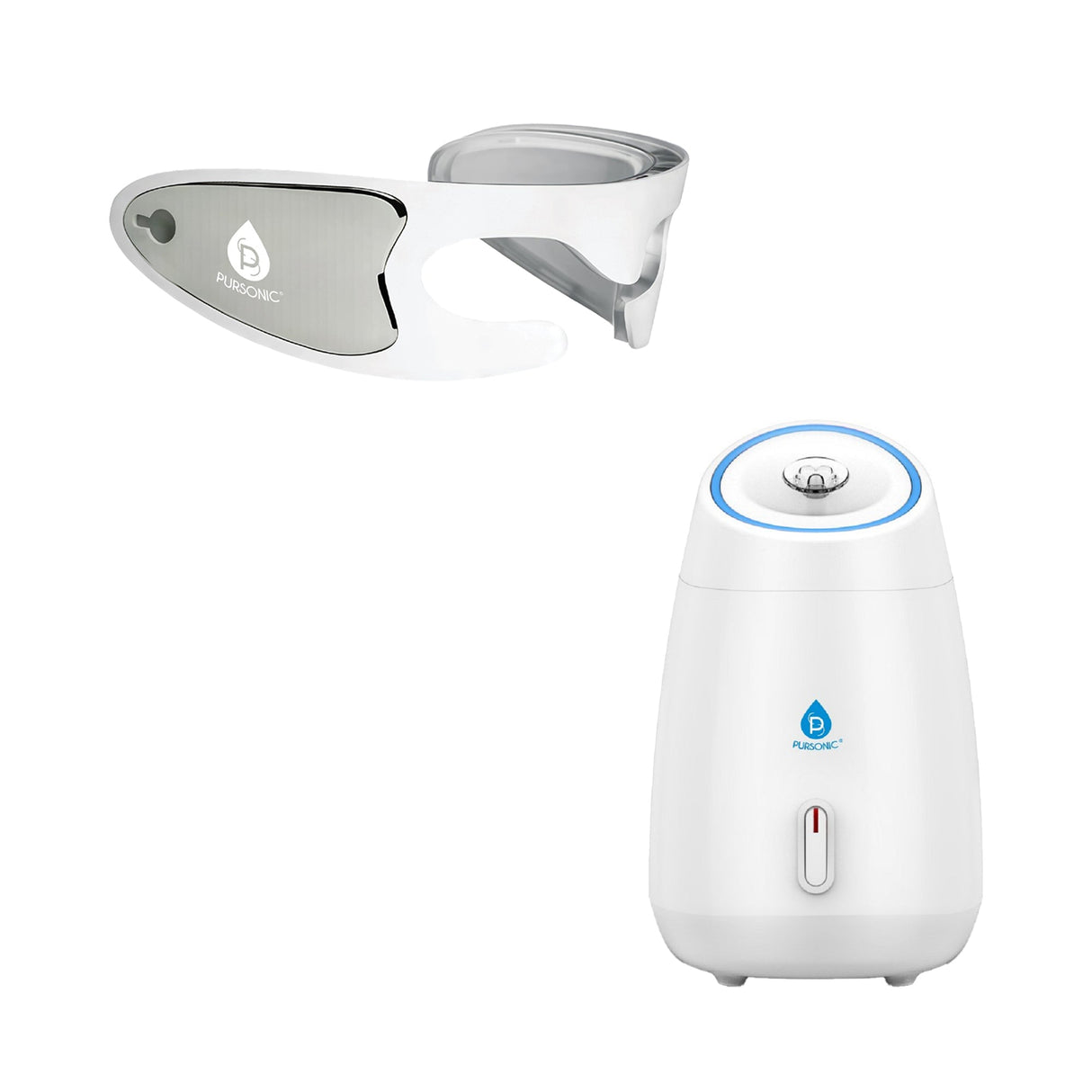 Pursonic Radiant Renewal Duo: Facial Steamer & Light Therapy Eye Mask