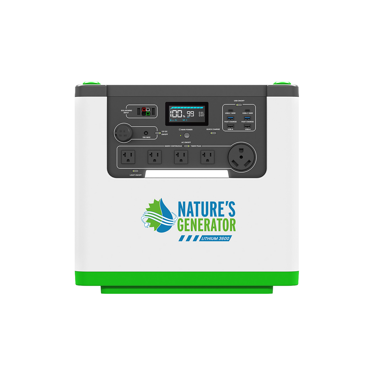 Nature's Generator Lithium 3600 Power Station