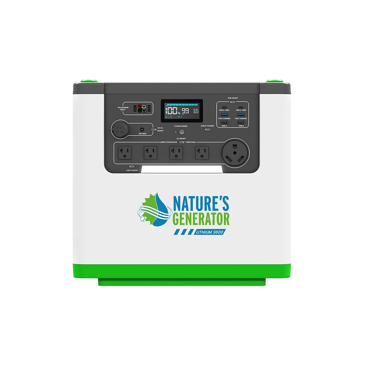 Nature's Generator Lithium 3600 Power Station