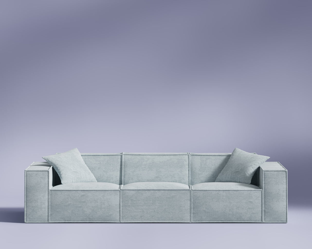 M1 Sofa Three Seater - Nitrogen Sky Blue