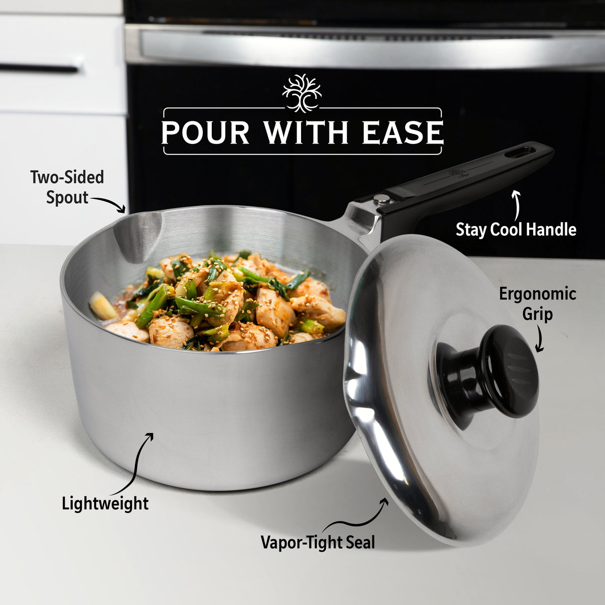 2 Quart Sauce Pan with Lid