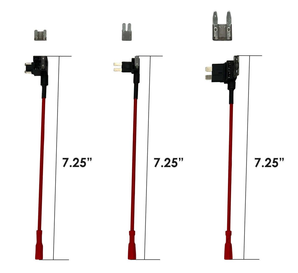 Rexing Fuse Tap and Add-a-Circuit Adapter with LP-mini, Mini Fuse, Micro2 blade fuse adapters