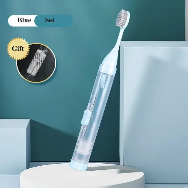 Foldable Portable Toothbrush Set