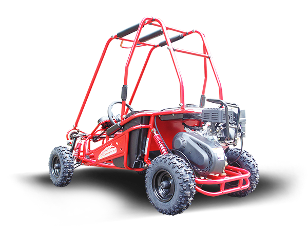 TrailMaster MINI XRS+ Kids Go Kart, 5.5hp Gas Engine, Dual Seats, Adjustable Pedals, Pull Start, Kids Ages 4-9