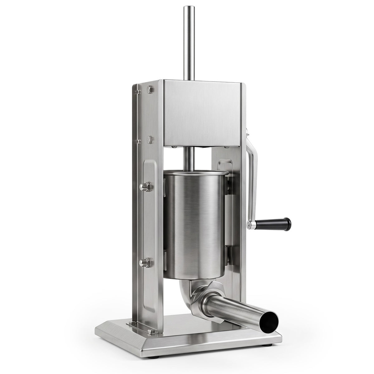 Manual Sausage Stuffer with 2 Speeds & 4 Stuffing Tubes for Commercial Home-7 LBS