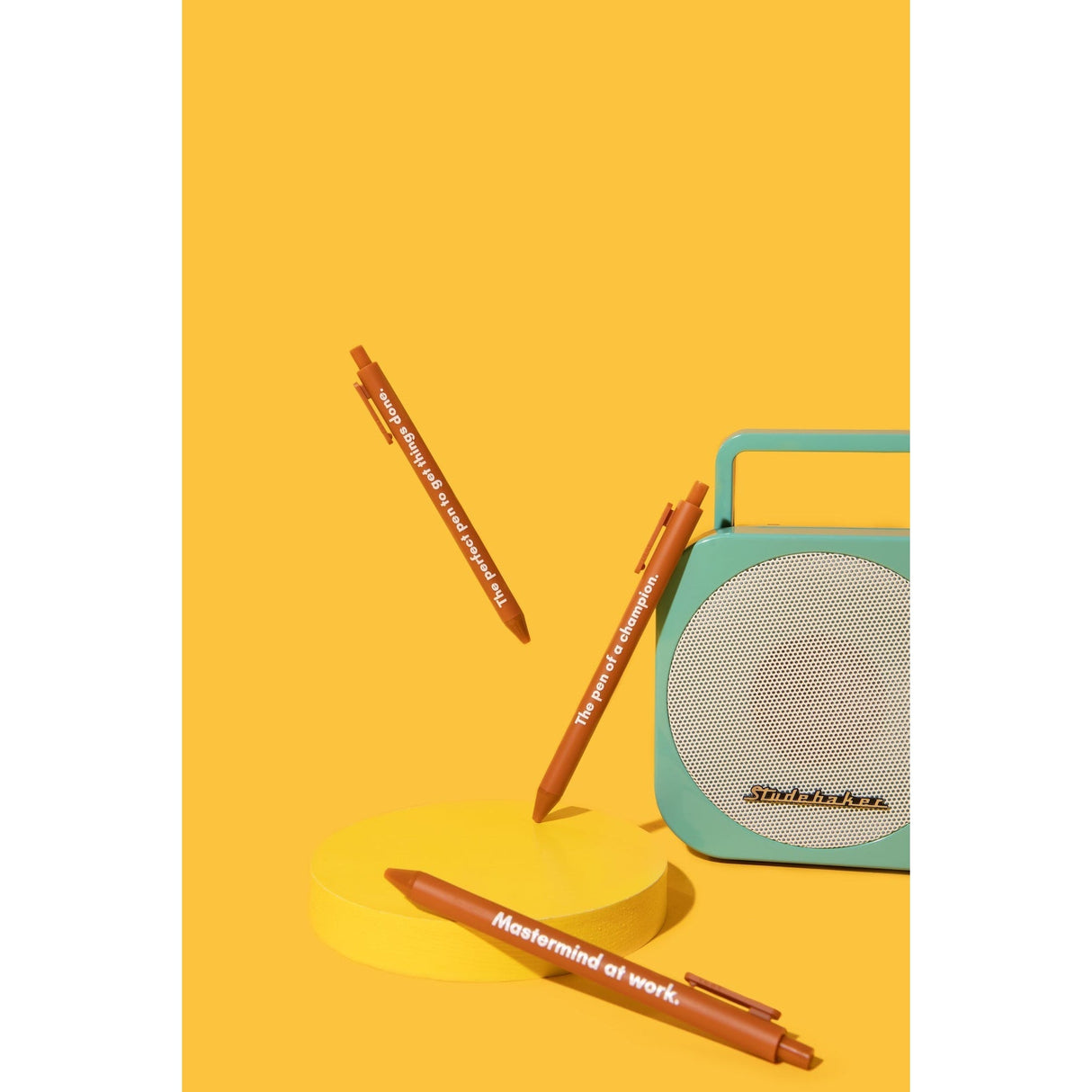 Mastermind Pen Set ๐ | Gel Click Pen Gift Set | 3 Pens in Caramel