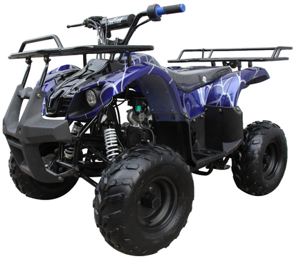 Mini 125cc Utility Style ATV, Electric Start, Automatic with Reverse, 7-inch Wheels, Ages 9-12