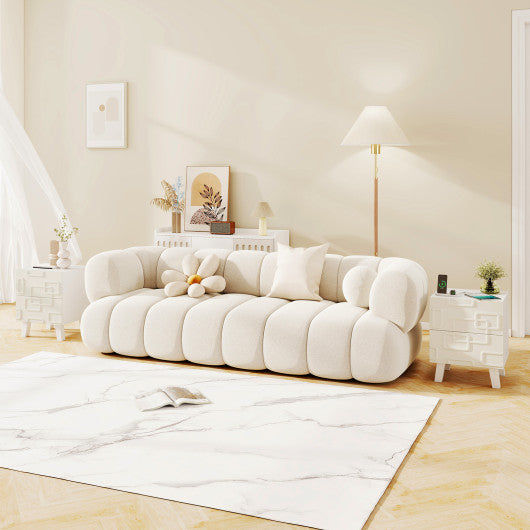 TV Stand for 65 Inch TVs-Rustic Brown and Black