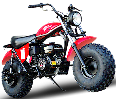 TrailMaster Monster Dog II Mini Bike, 208cc 7.5hp with Torque Converter, Rear Hydraulic Disc Brake