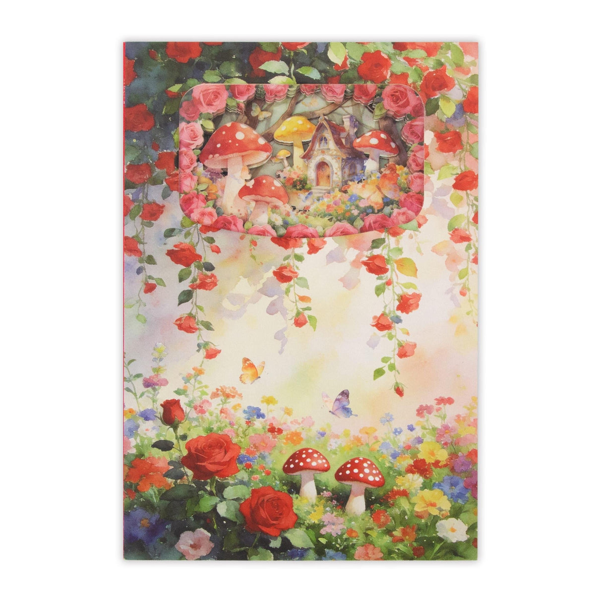 Mushroom Butterfly 3D Cutout Journal | 60 Pages