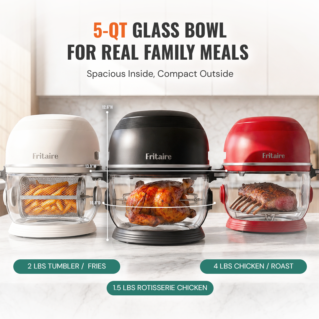 Self-Cleaning Air Fryer™ & Non-Toxic Air Fryer™ - Orange