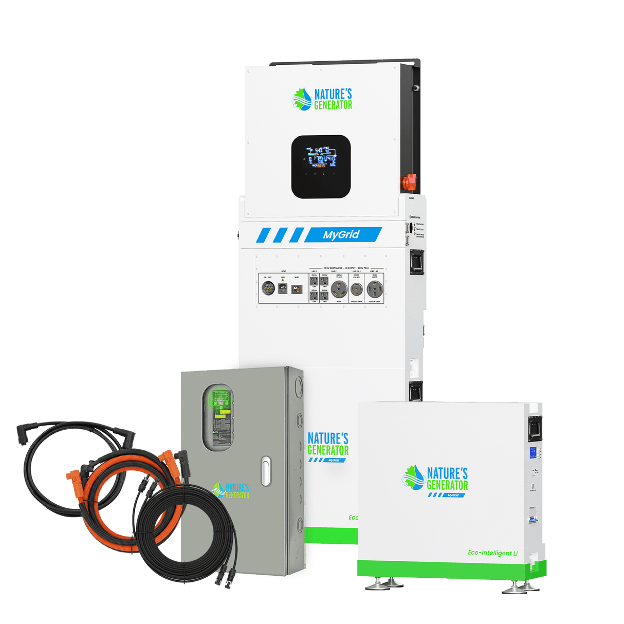 MyGrid 10K with Transfer Switch for House Battery Backup