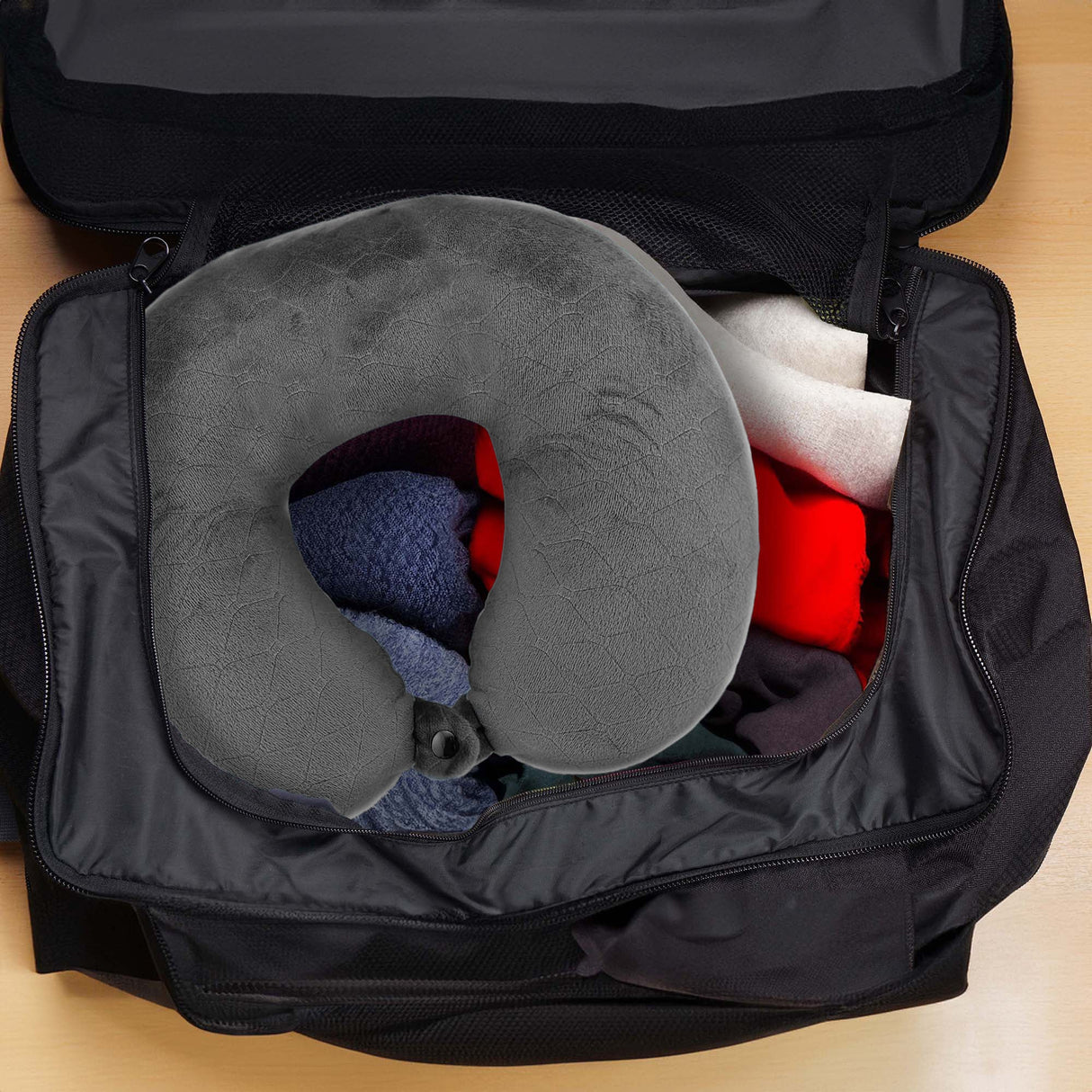 Smart Travel Set: Electric Luggage, Purtag Tracker & Memory Foam Pillow