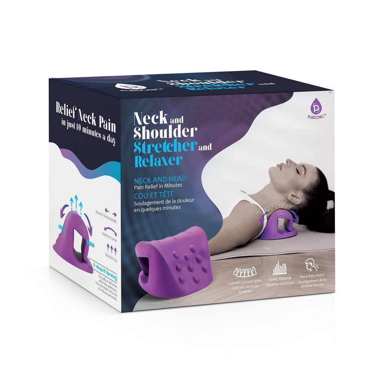 Neck and Shoulder Stretcher and Relaxer by Pursonic