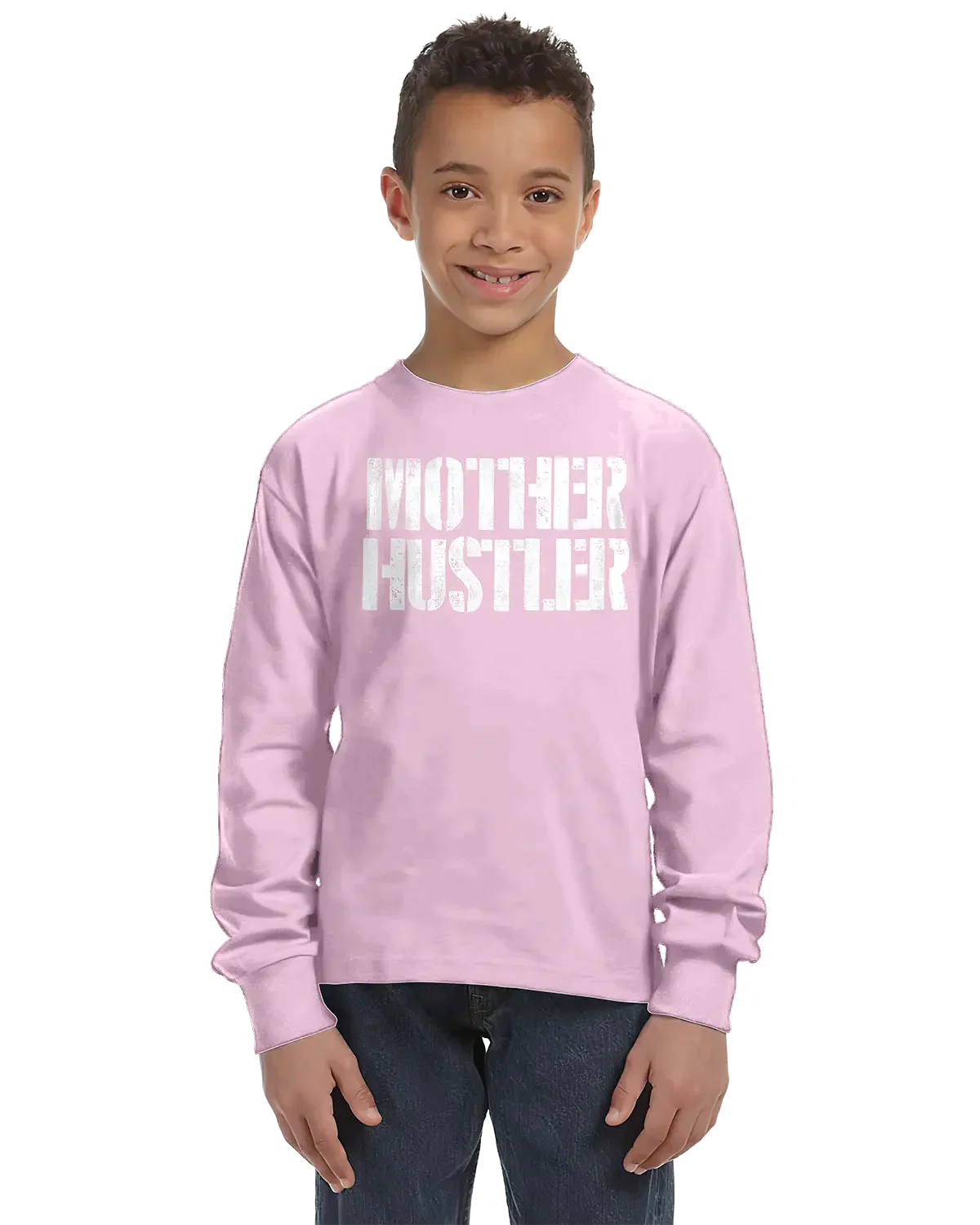 Mother Hustler Unisex Kids Long Sleeve T-Shirt