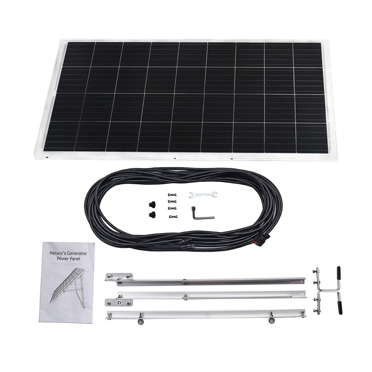 Nature's Generator Lithium 3600 Solar Generator and Transfer Switch