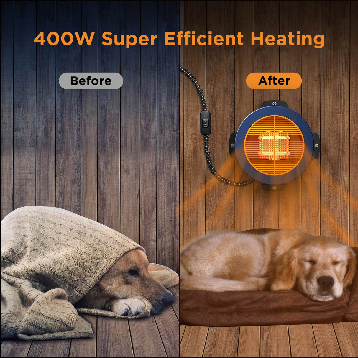(Open Box) Neighborhood DH400A Dog House Heater